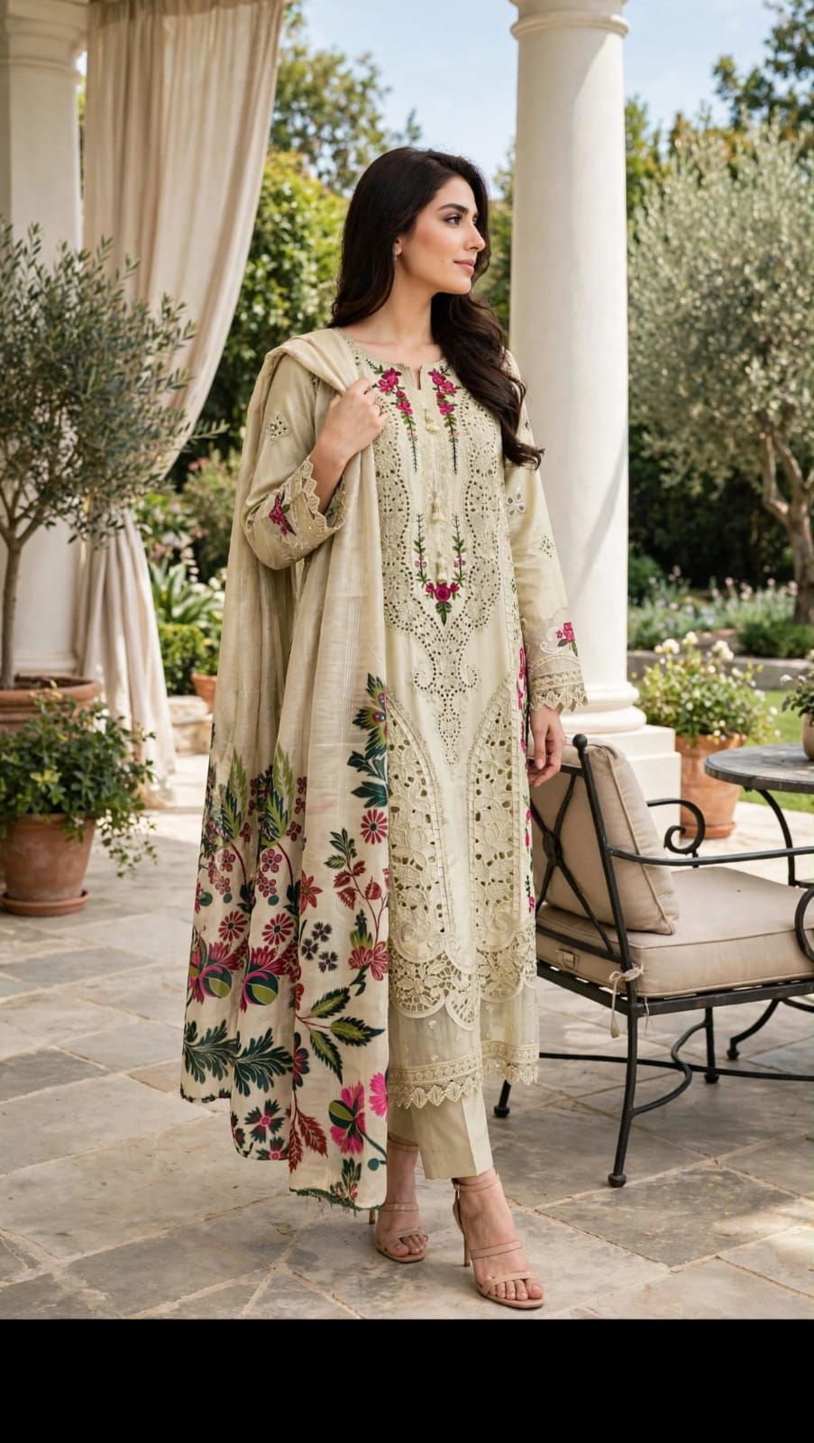 Rang e haya – Premium Chiffon Stitched Suit